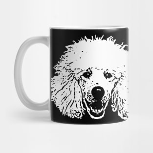 White Poodle Mug